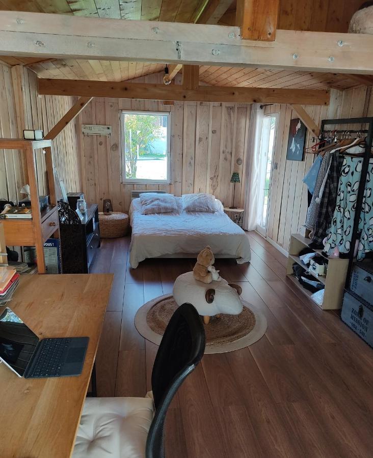 Maison Familiale En Bois Avec Piscine, Proche Du Bassin Gujan-Mestras Kültér fotó